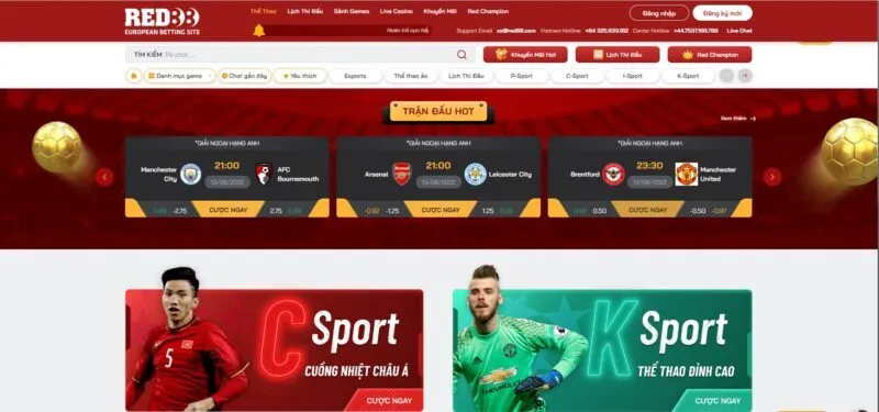Hệ thống sản phẩm cá cược chính tại nhà cái Red88 Hệ thống sản phẩm cá cược chính tại nhà cái Red88